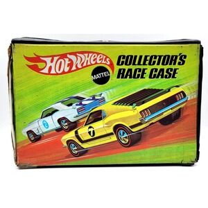1969 MATTEL HOT WHEELS COLLECTORS RACING CASE With TRAYS Vintage